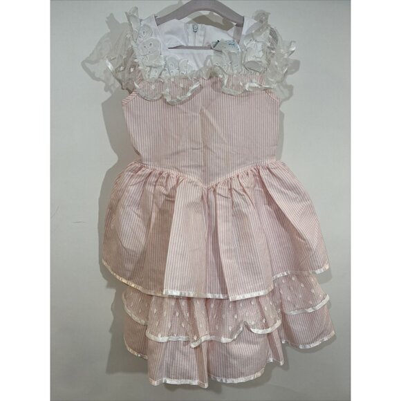 6-VTG Isabella Nannette Polly Flinders Girls Size 5 Dress Lot 60s 80s 90s - Picture 6 of 14